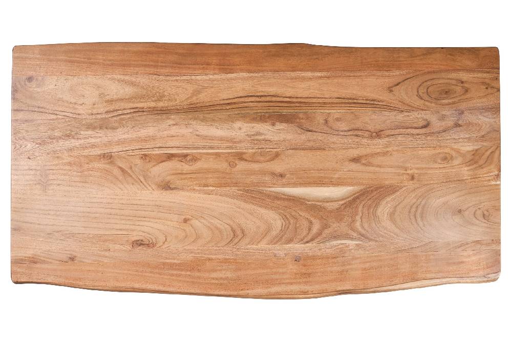 Novità Home Melburne - tavolo acacia con gambe color acciaio Economico