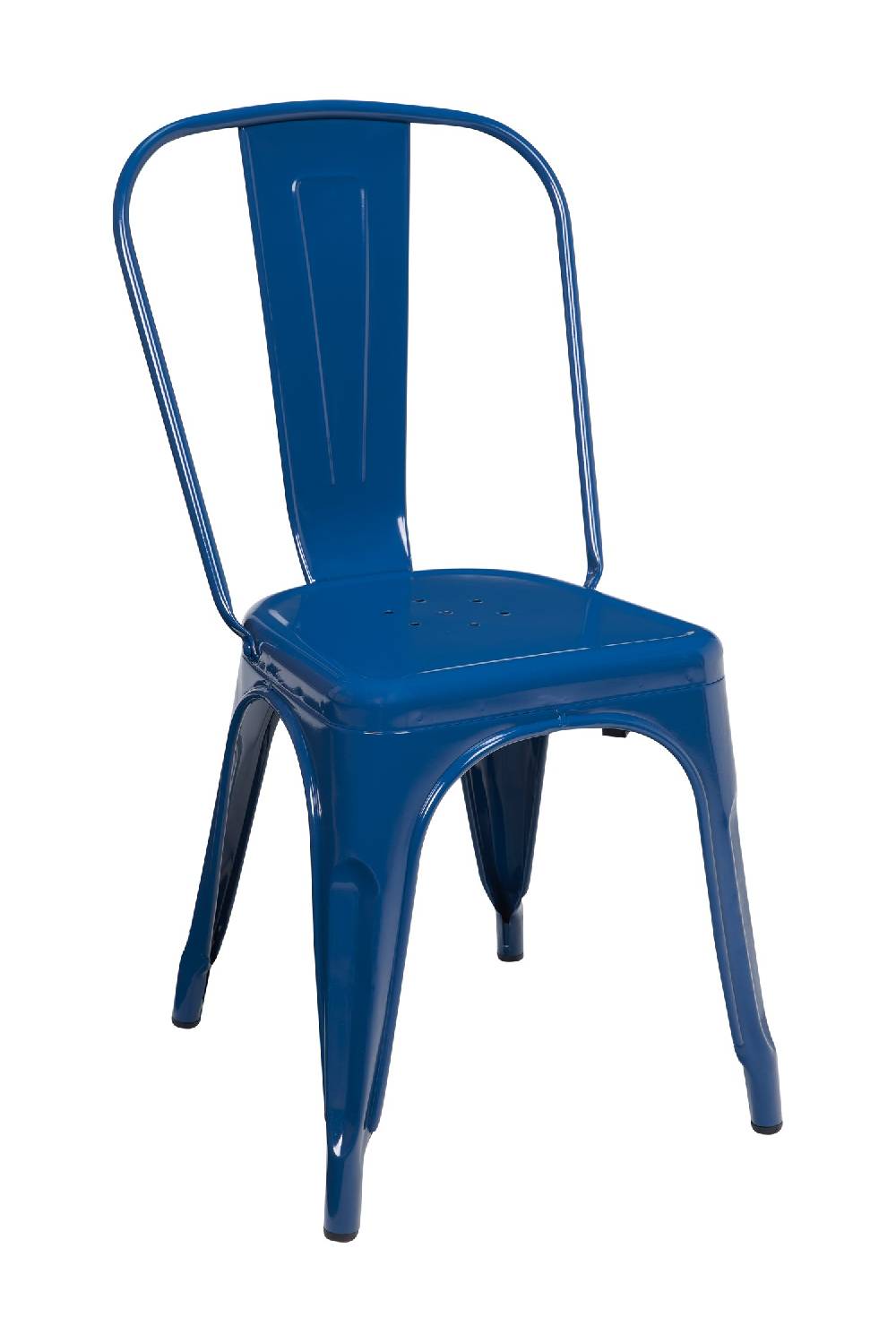 Novità Home Cindy - Sedia in Ferro Blu Petrolio Outlet