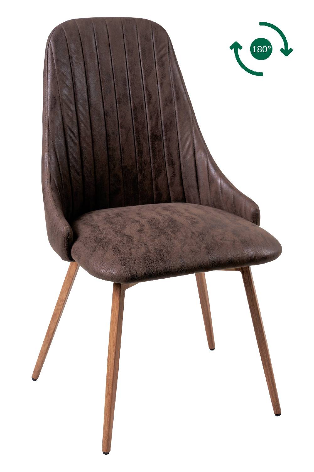 Novità Home Terese - sedia giro 180 marrone Hotsell
