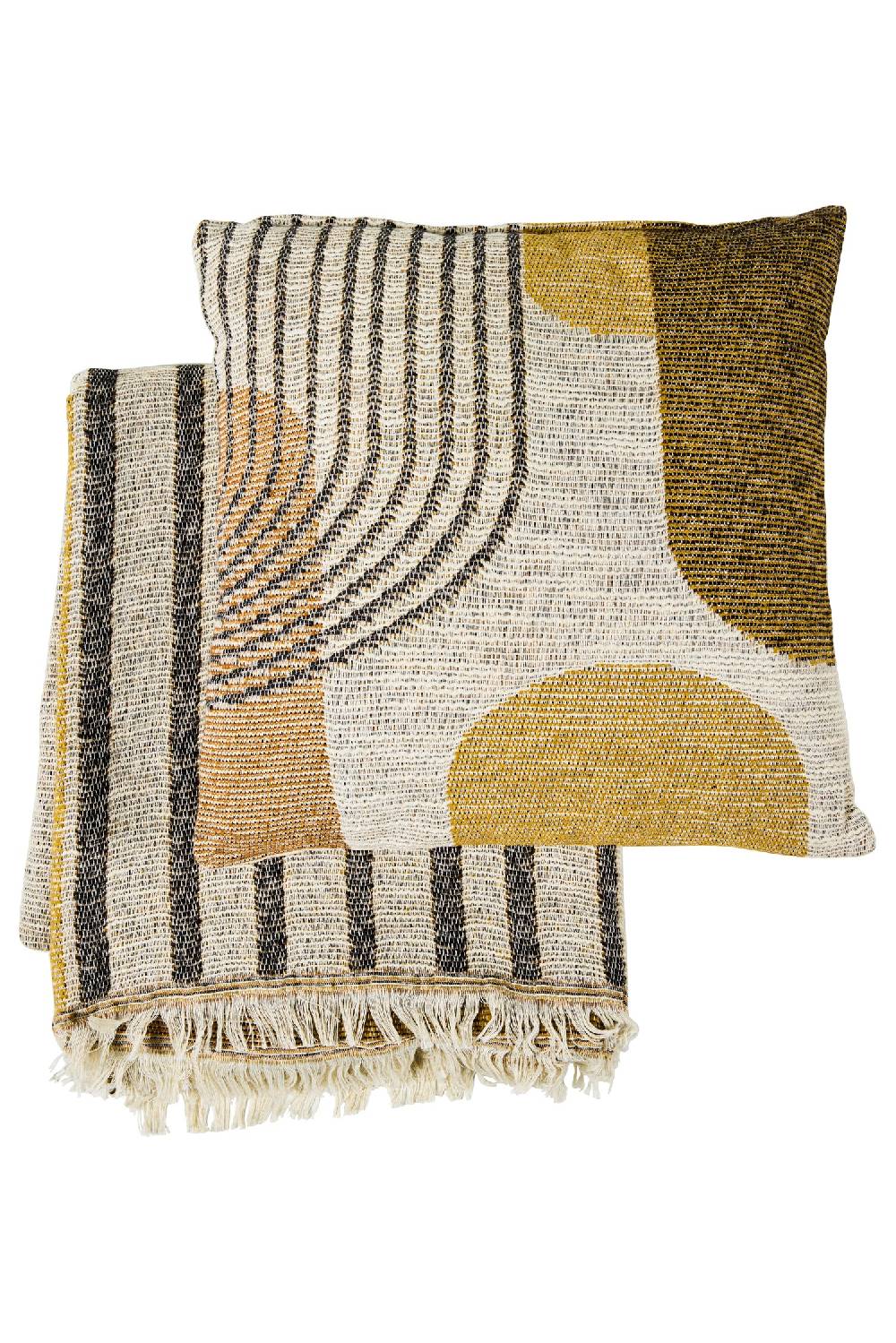 Novità Home Geometric - Cuscino Tonalita Beige 45X45 Spedizione gratuita