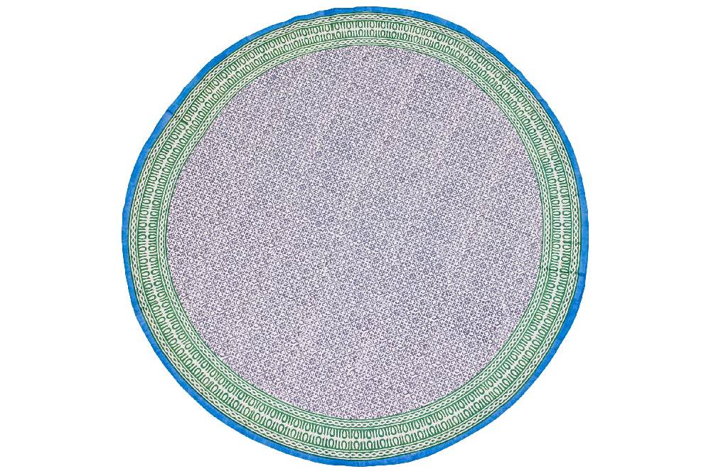 Novità Home Vinaigrette - Tovaglia Rotonda Verde Blue Diam.180 Offerta speciale