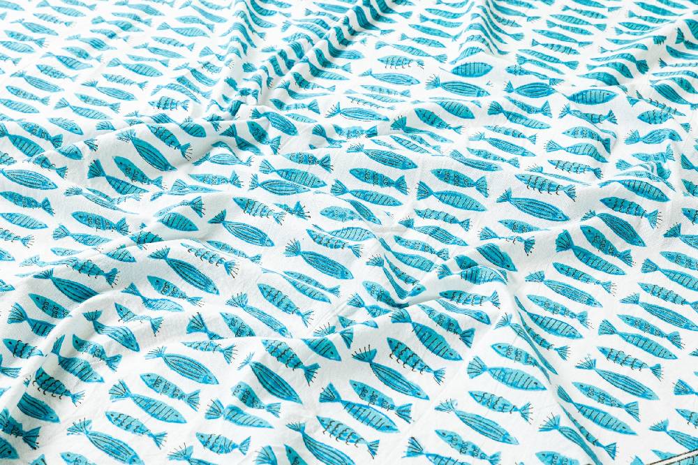 Novità Home Poissons - Tovaglia Rettangolare 140X180 Offerta Pasqua