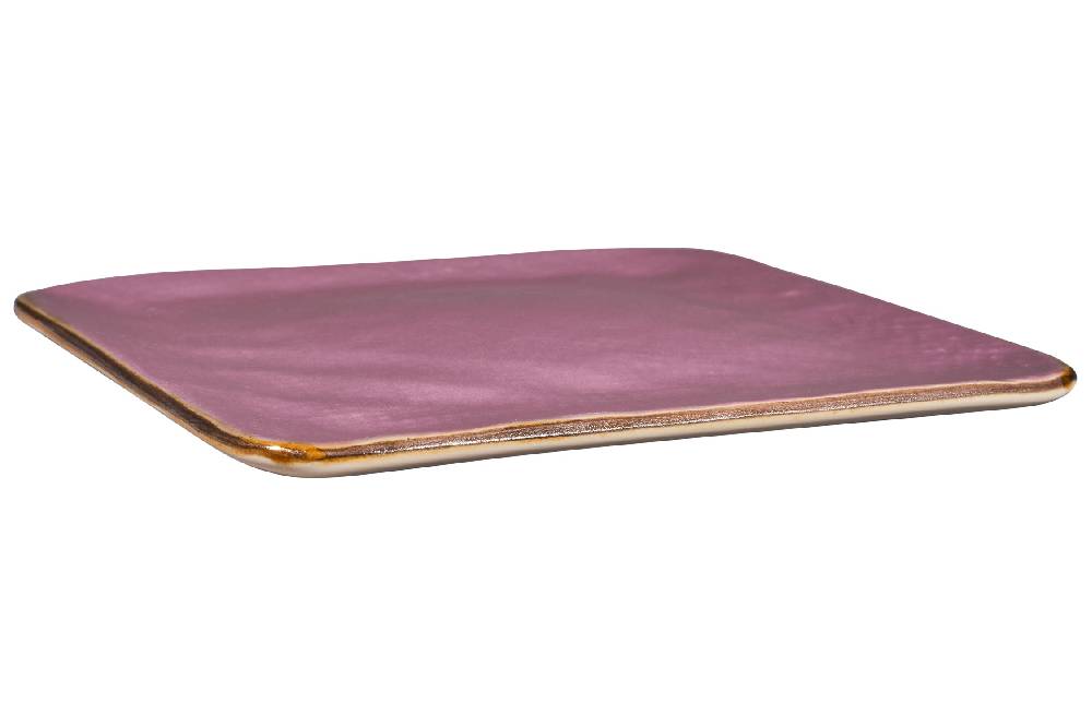 Novità Home Mediterraneo - Piattino Quadrato Pane Rosa Offerta San Valentino