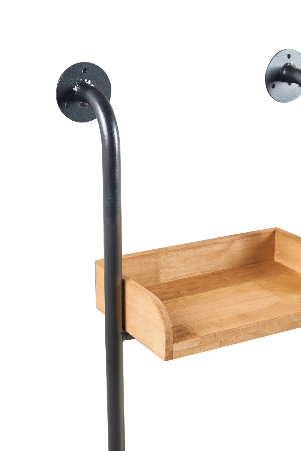 Novità Home Utility - 3 Mensole In Legno Con Supporto In Ferro Lightning offer