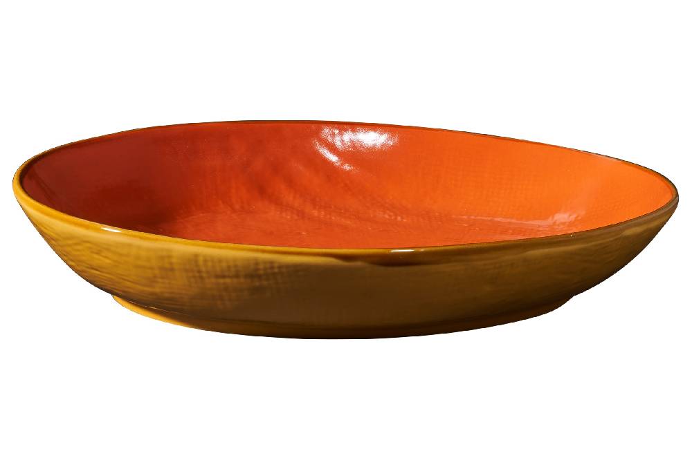 Novità Home Mediterraneo - Vassoio Ovale Bordo Alto - Colori Assortiti Offerte speciali
