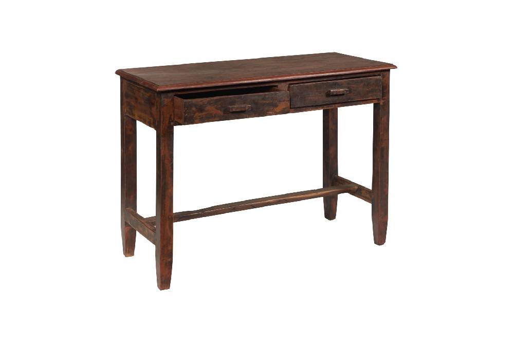 Novità Home Scrivania 2 cassetti in legno - originale Fino al 65% di sconto