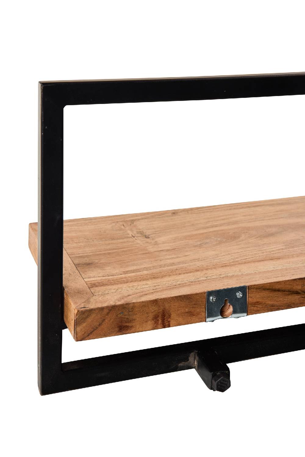 Novità Home Farley - Mensola Con Stuttura Da Parete In Ferro Black Friday Prezzi