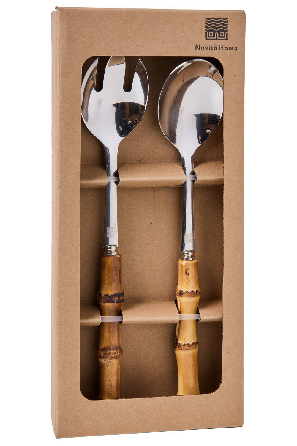 Novità Home Chatelet - Posate Set 1/2 Manico In Radice Di Bambu Duty-free