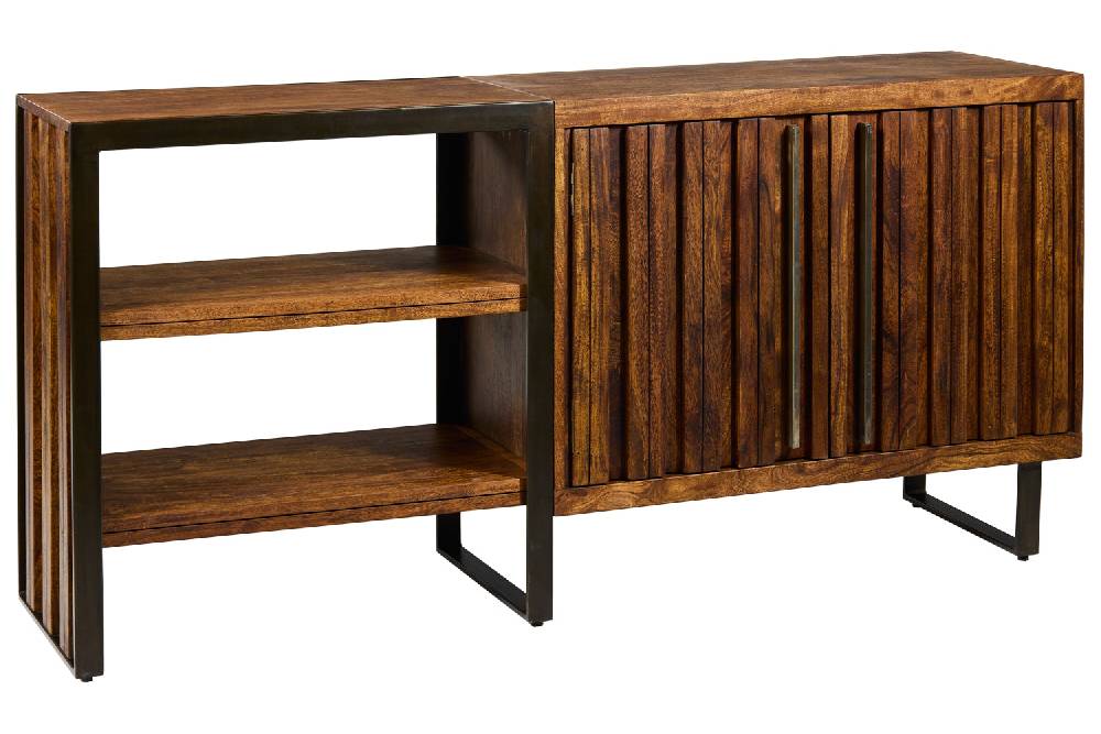 Novità Home Boston - Credenza 2 Sportelli Con Ripiani Sconti questo mese