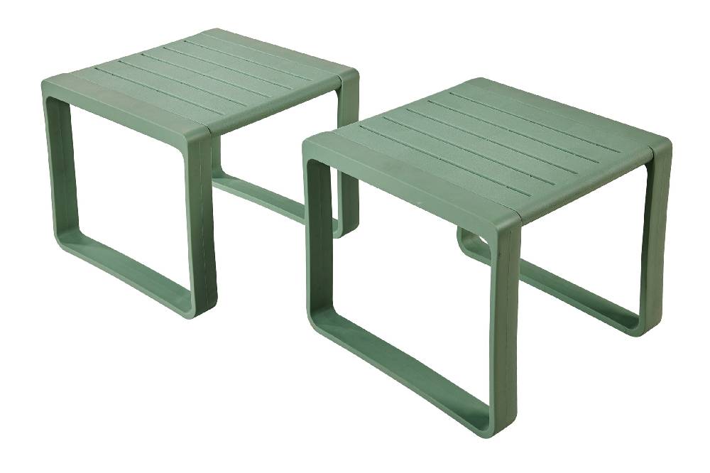 Novità Home Ajobi - Set 1/5 da esterno In Pp Verde Salvia 2025