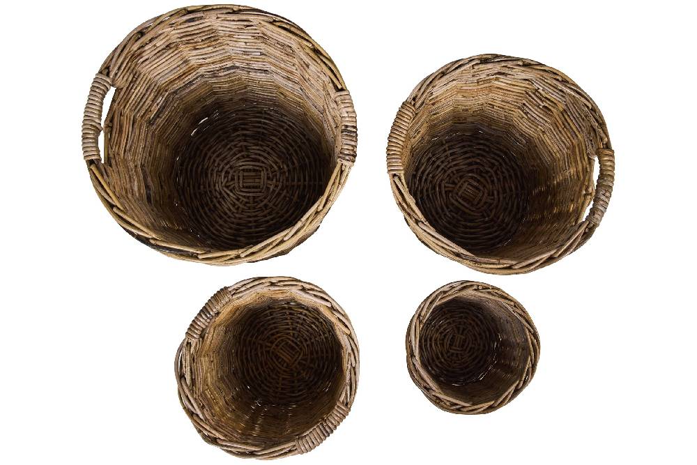 Novità Home Rush Weaves - Ceste Tonde Set 1/4 Qualità Garantita