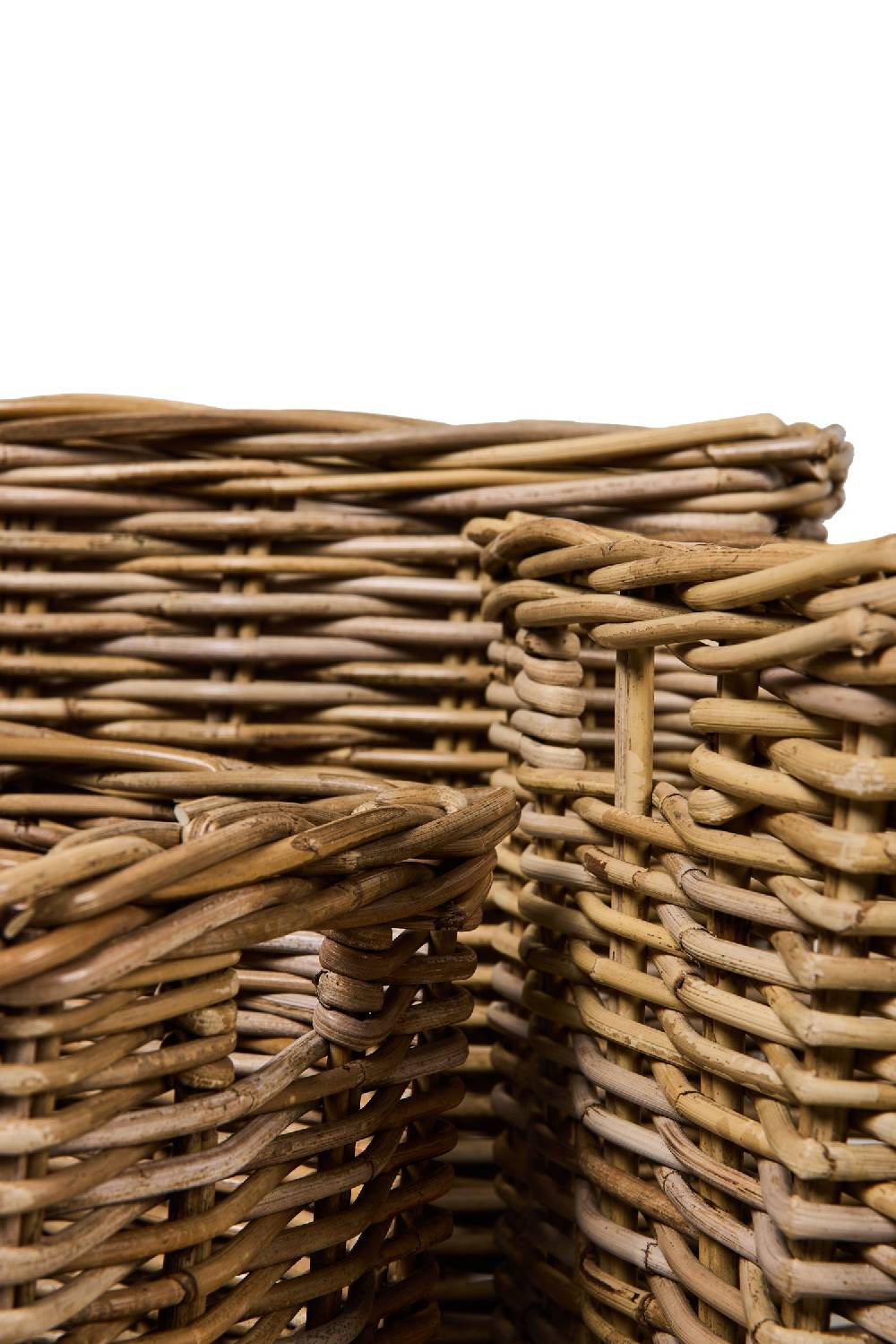 Novità Home Rush Weaves - Ceste Rettangolari Alte Set 1/3 Negozi Online