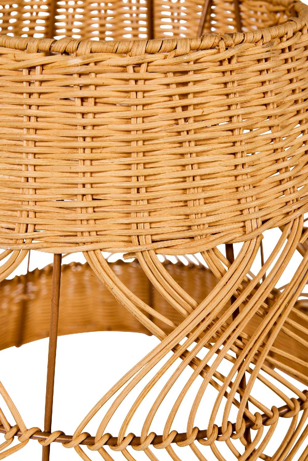 Novità Home Lumiere - Cappello Lampadario Cilindro Medio Midollino Naturale Vendita Economica