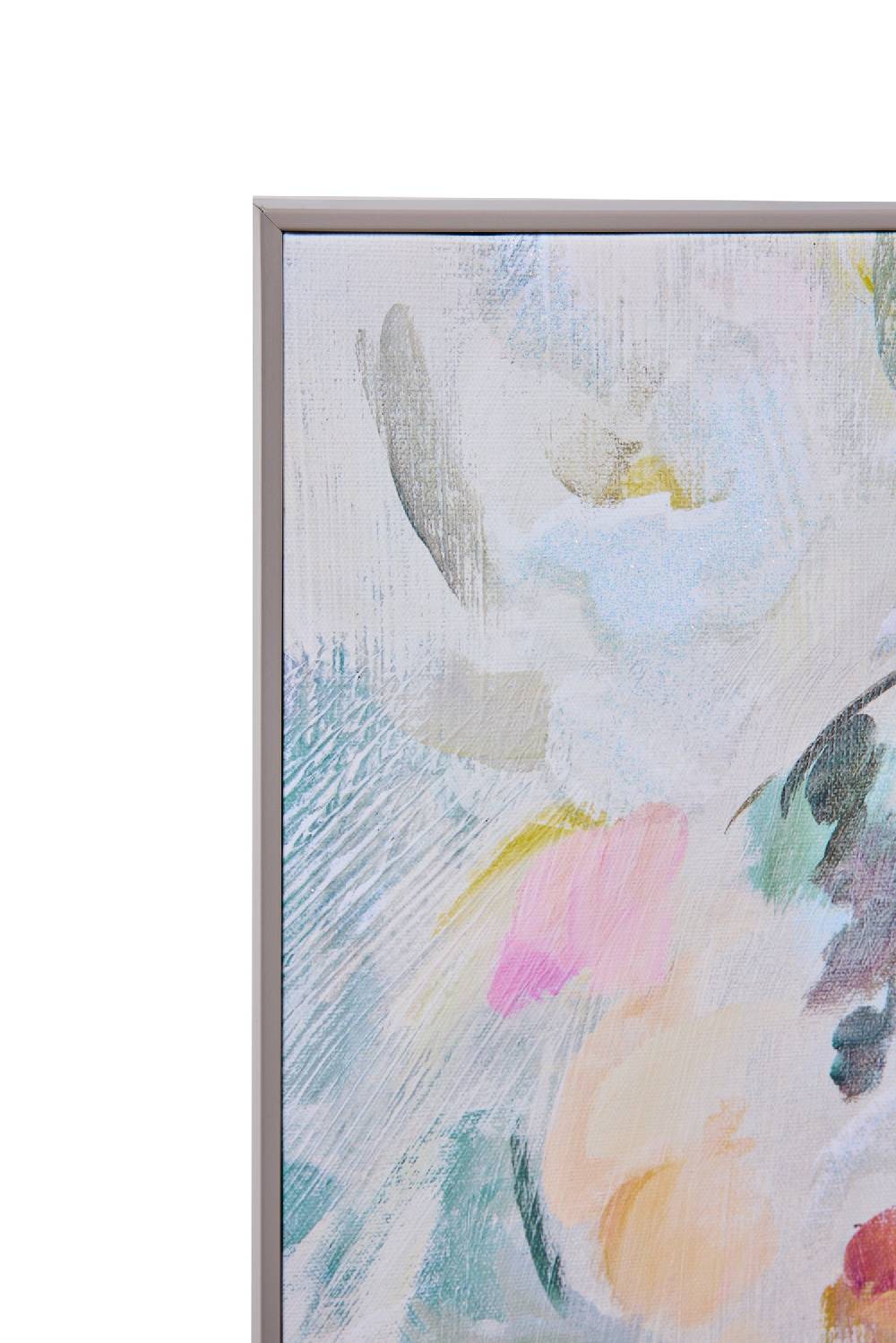Novità Home Gallery - Tela Dipinta Fiori Astratti Black Friday