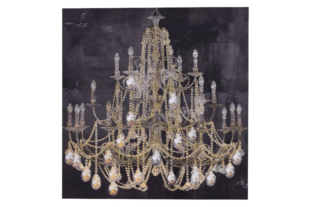 Novità Home Gallery - Tela Dipinta Candeliere Offerta natalizia
