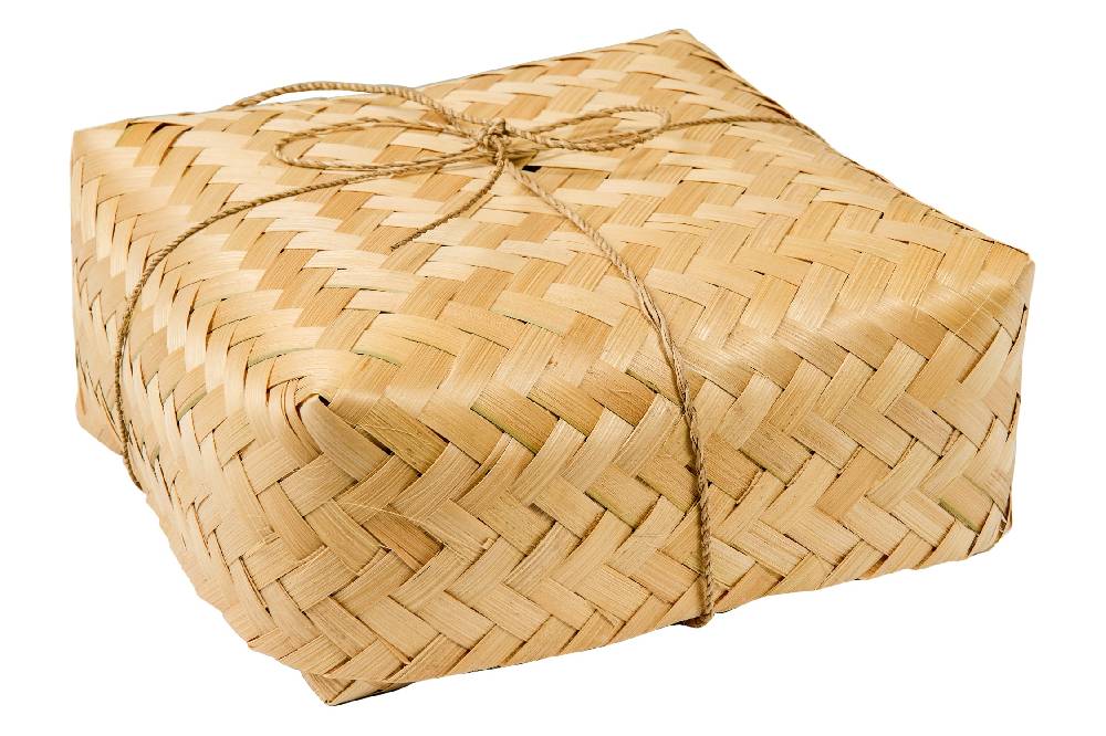 Novità Home Artistic Fabrics - Runner Set 1/2 In Cesta Bambu Intrecciata Offerta temporanea