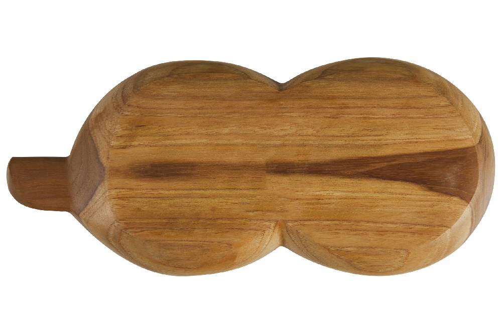 Novità Home Bartender - Ciotola Legno Doppia Forma Legume Con Abalone Ultimi tre giorni