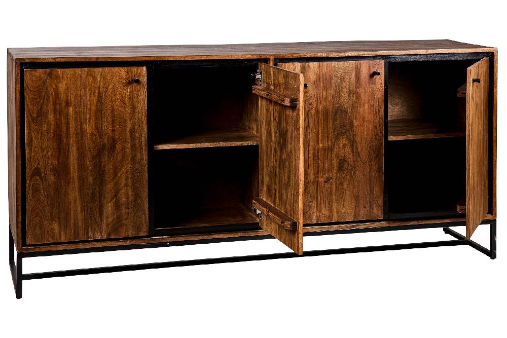 Novità Home Jannik - Credenza 4 Sportelli Trasporto libero internazionale