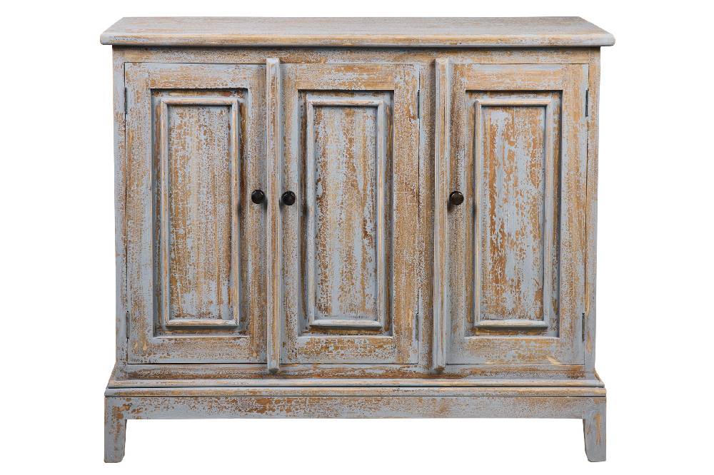 Novità Home Heloise - Buffet 3 Porte Grey Vintage Esporta salva