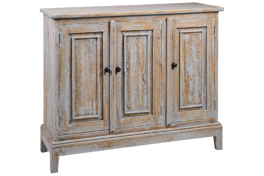 Novità Home Heloise - Buffet 3 Porte Grey Vintage Esporta salva