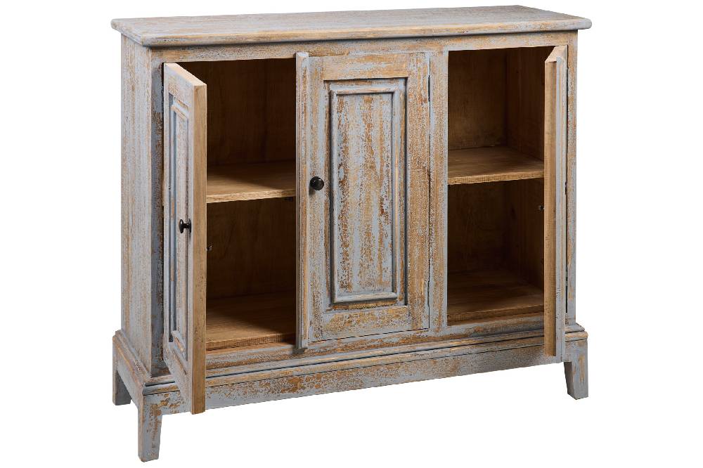 Novità Home Heloise - Buffet 3 Porte Grey Vintage Esporta salva