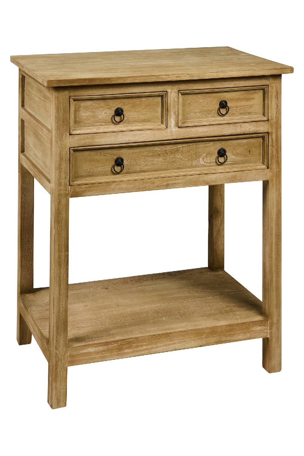 Novità Home Floriane - Mobiletto Comodino 4 Casetti Natural Vintage Duty-free