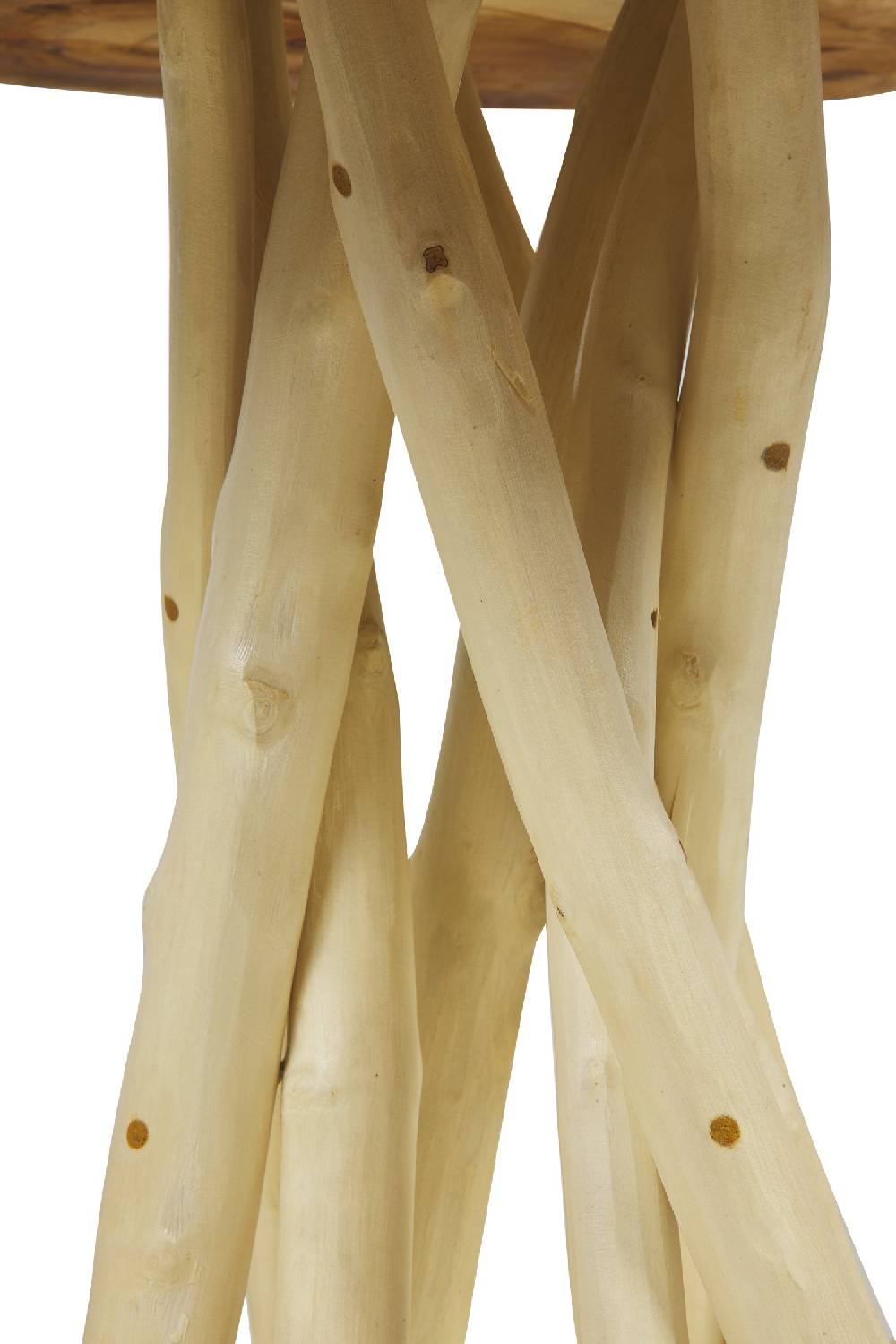 Novità Home Craftsman - Tavolino Tondo Legni Assemblati Con Gambe Teak 2025