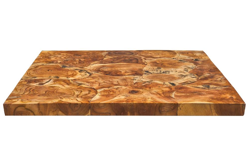 Novità Home Craftsman - Piano Quadrato Legni Assemblati In Teak 80X80 Vendita