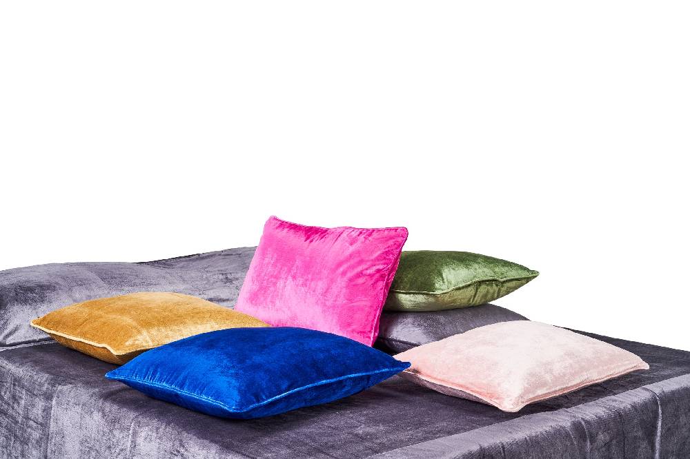 Novità Home Cuscino - velvet rosa 50x50 Comprare a buon mercato