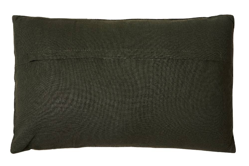 Novità Home Cuscino - velluto di cotone verde scuro rettangolare Fornitura limitata