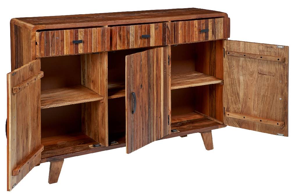 Novità Home Credenza nuances 3 cassetti 3 sportelli Offerta San Valentino