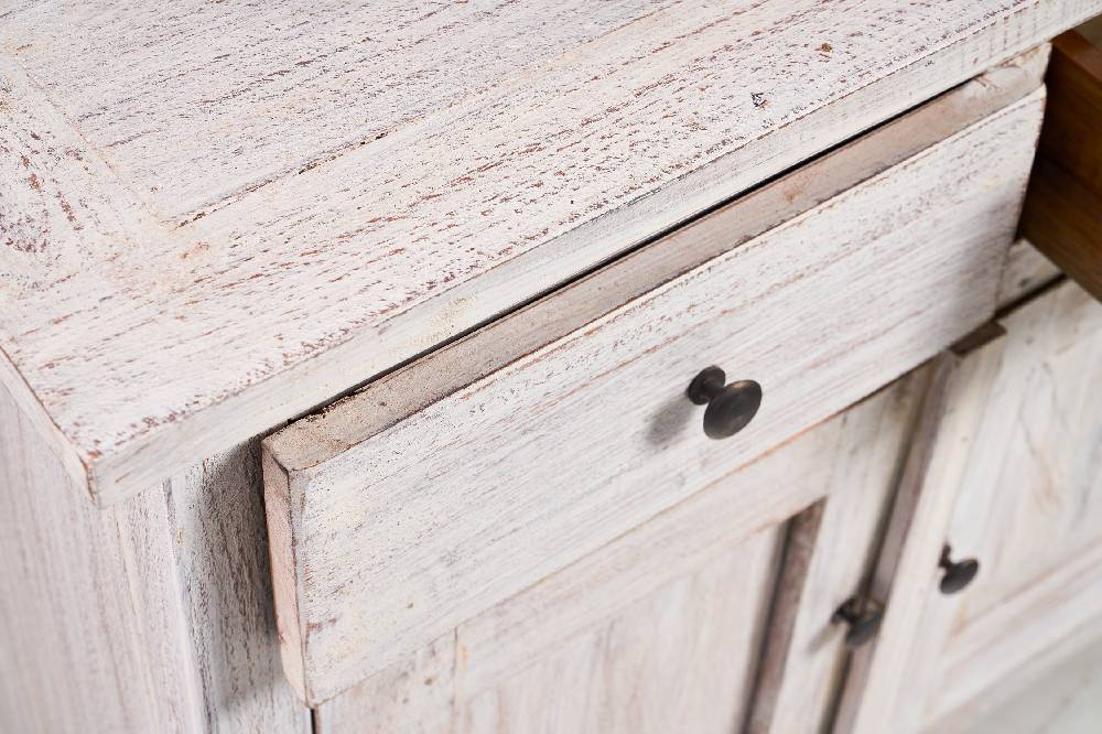 Novità Home Cordonnier - mobiletto white wash Offerte esclusive