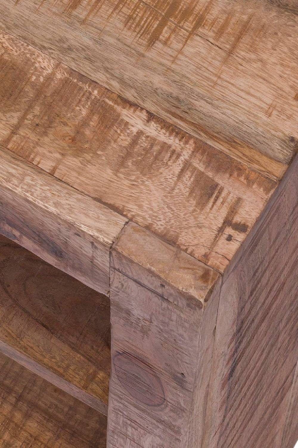 Novità Home Comodino 2 ripiani in legno Bestseller