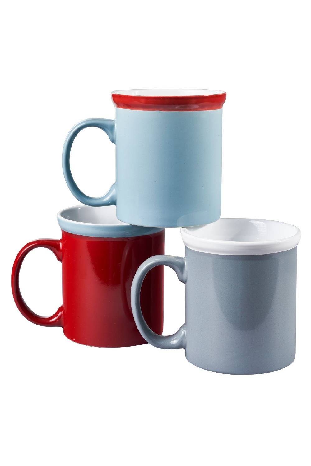 Novità Home Imperfect - lauro tazza grande grigio e bianco Liquidazione