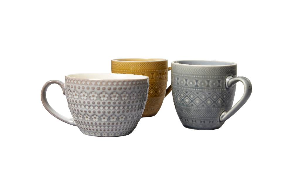 Novità Home Imperfect - egipt tazza color ocra con rilievi Offerte giornaliere