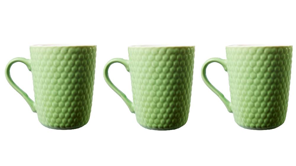 Novità Home Imperfect - bubbles tazza verde con rilievo pallino Offerte speciali