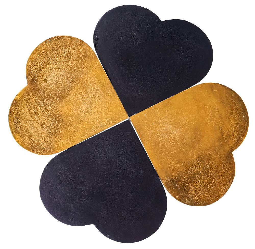 Novità Home Flower Of Hearts - Set 4 Tavolini in Ferro Discount Store per i nuovi prodotti