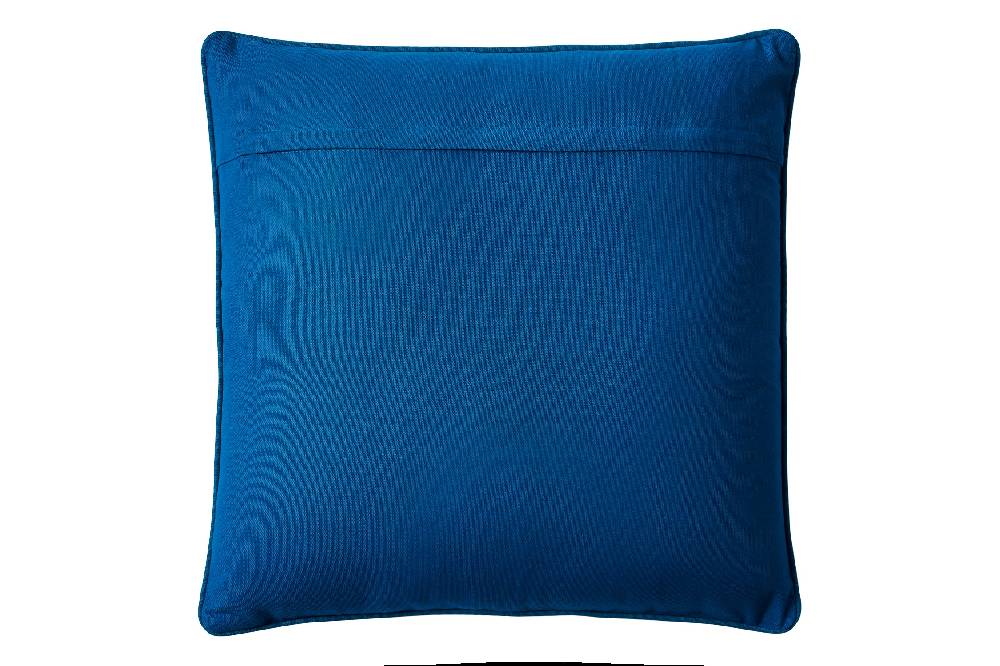 Novità Home Embroidery - cuscino foliage blue red Sconto