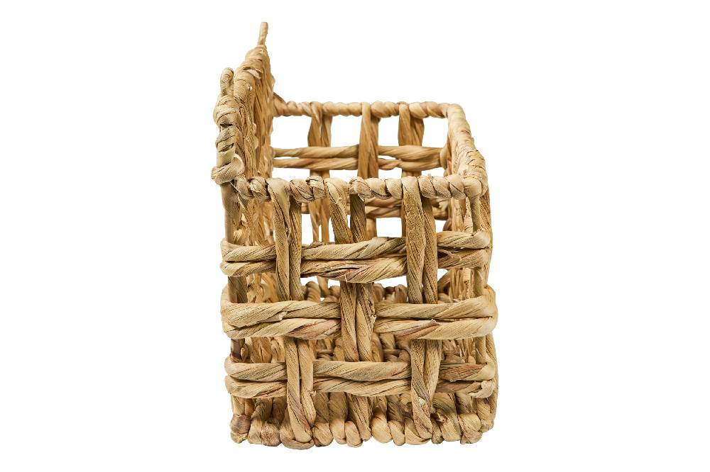Novità Home Homemade - Cesta Rettangolare Da Appendere Trama Treccia Saldi