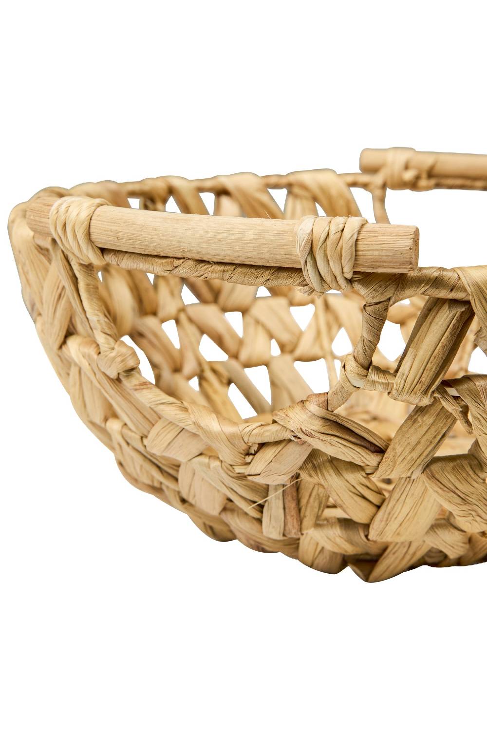 Novità Home Homemade - Cesta Porta Frutta Con Manici Trama Treccia Offerte