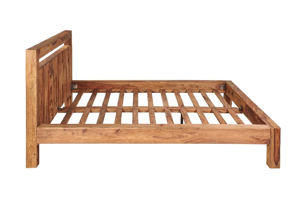 Novità Home Letto Matrimoniale In Acacia Grande vendita