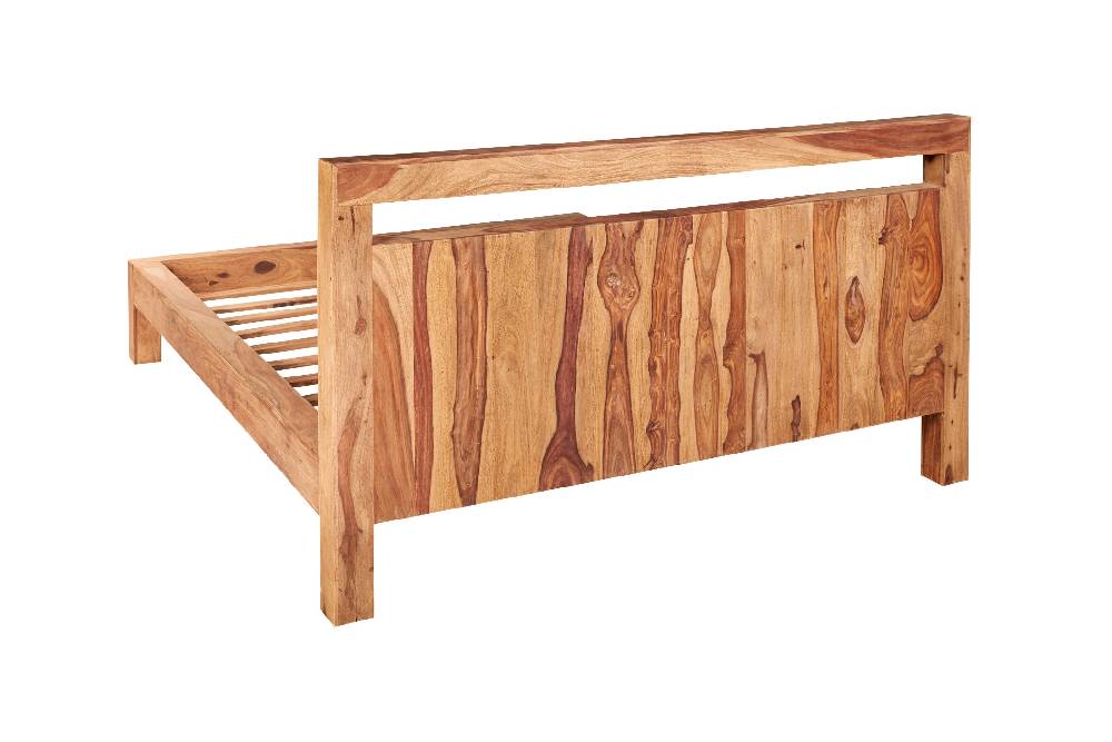 Novità Home Letto Matrimoniale In Acacia Grande vendita