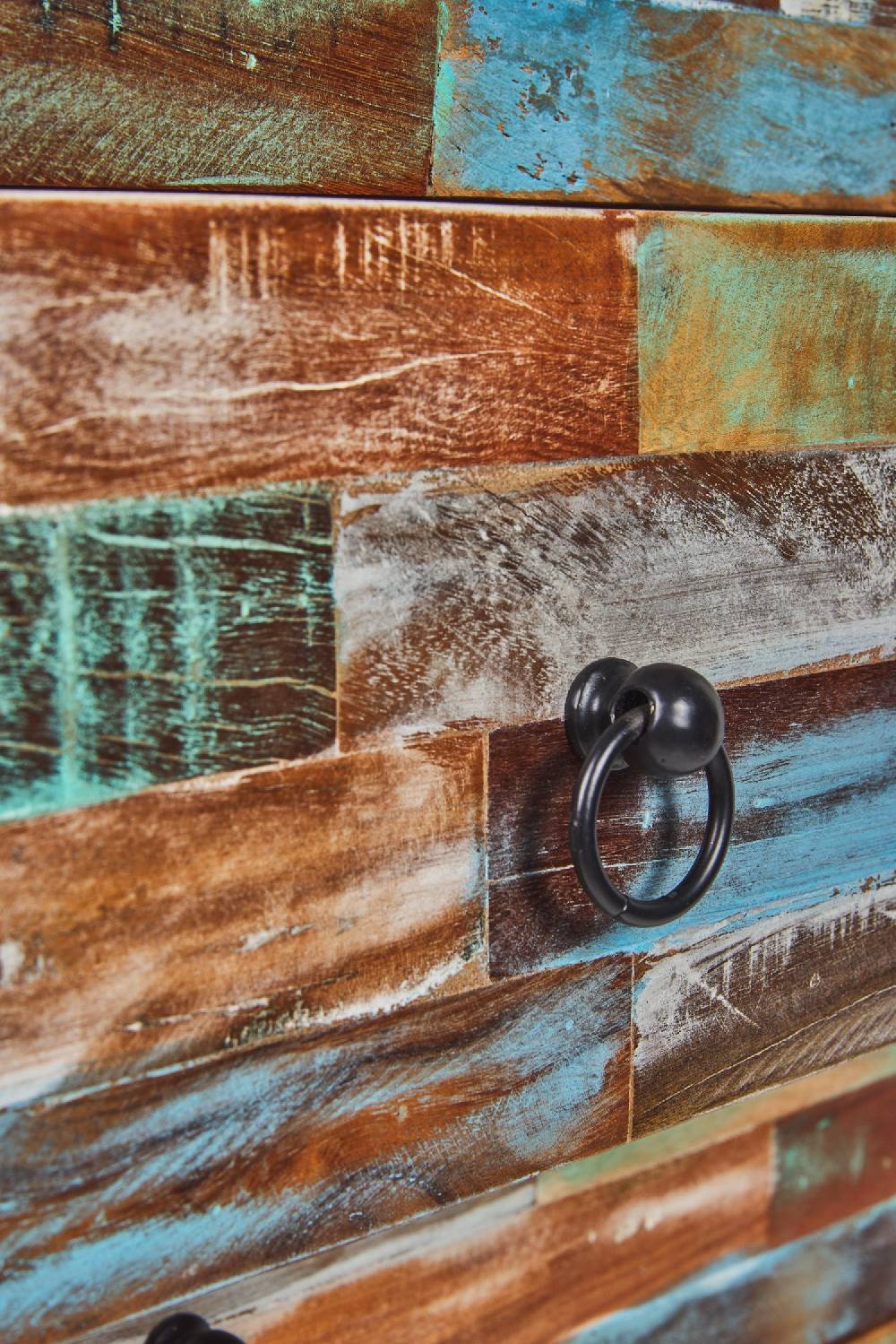 Novità Home Piccadilly - Settimino in Legno Riciclato Multicolore Offerta natalizia