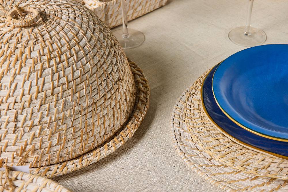 Novità Home Homemade - Sottopiatto Tondo Con Intreccio Centrale Offerta temporanea