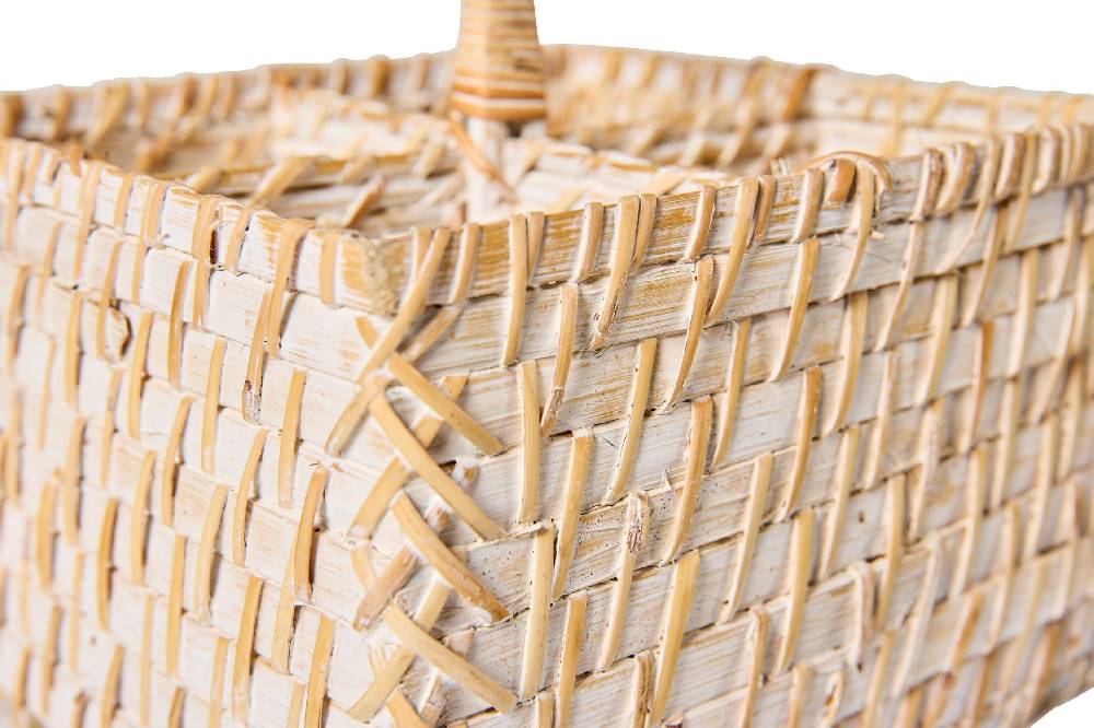 Novità Home Homemade - Cestino Rettangolare Condimenti 4 Divisori Con Manico Offerte stagionali