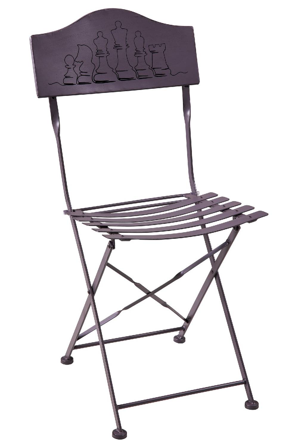Novità Home Game - Set 1/3 Tavolino Grigio Con Due Sedie Diesgno Scacchiera Offerte giornaliere
