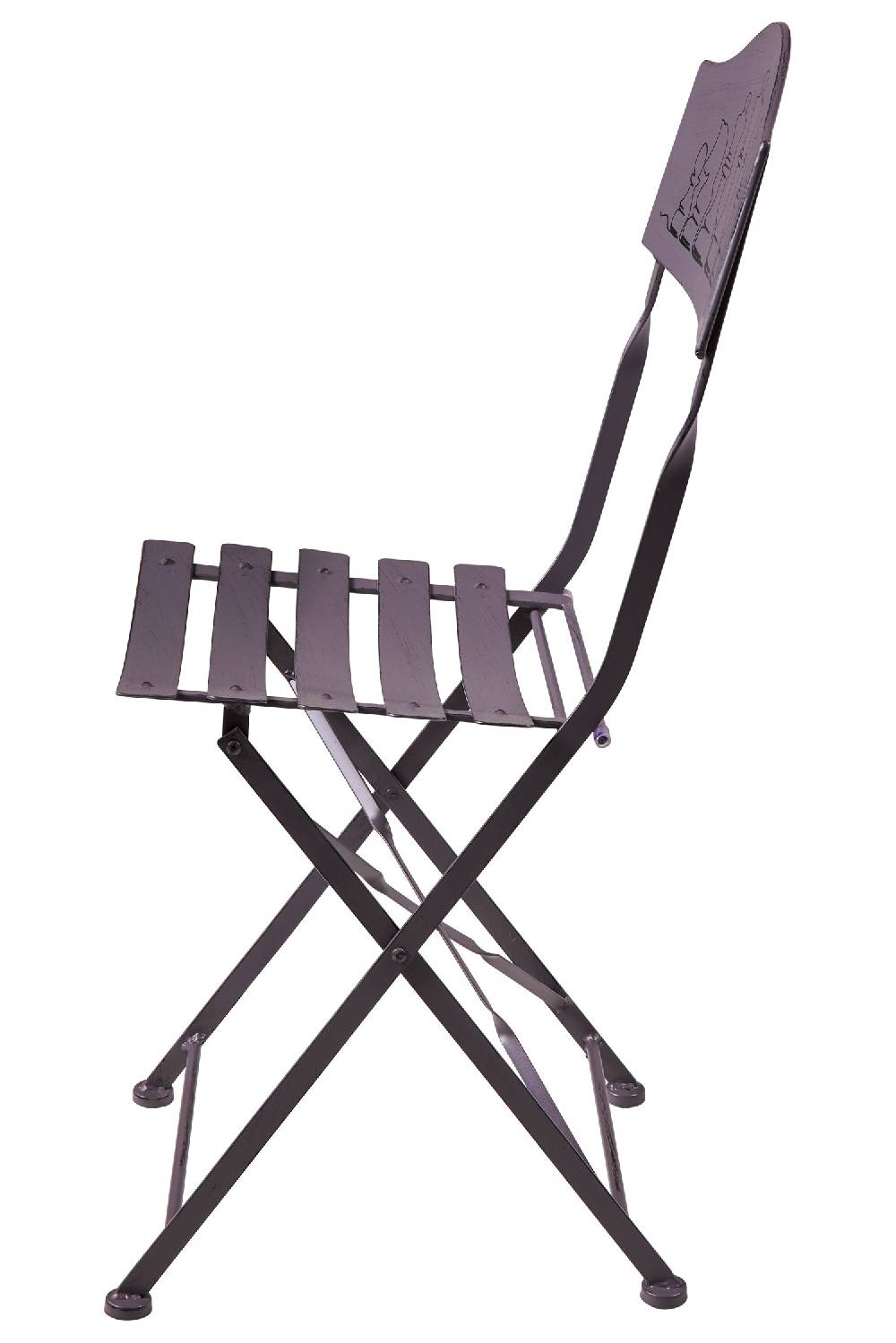 Novità Home Game - Set 1/3 Tavolino Grigio Con Due Sedie Diesgno Scacchiera Offerte giornaliere