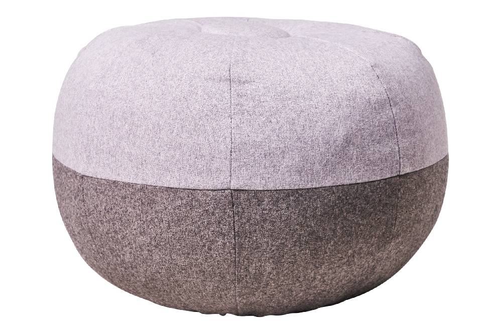 Novità Home Oberon - pouf bicolore grey Qualità