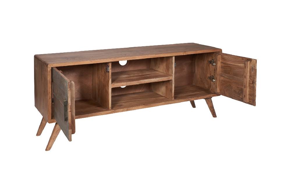 Novità Home Menphis - porta tv con due sportelli in legno Saldi