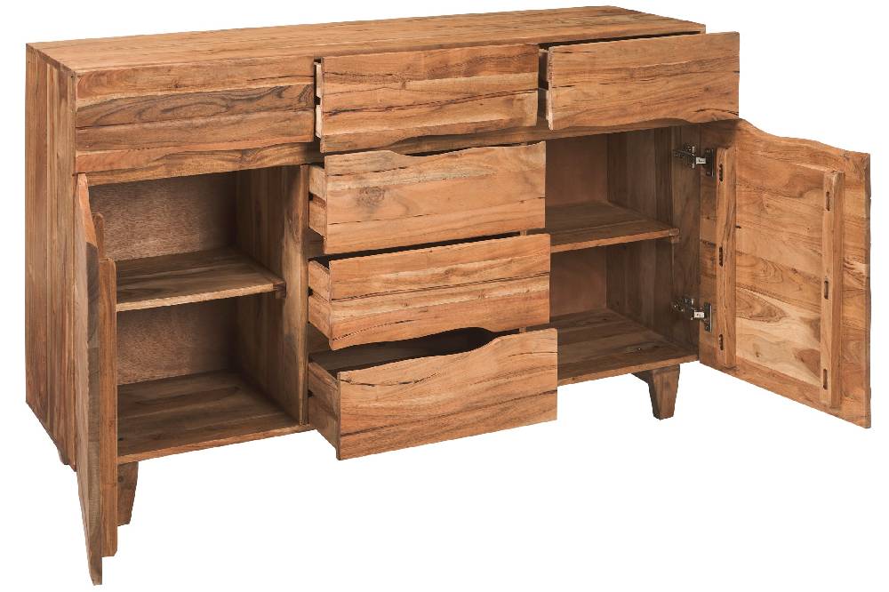 Novità Home Maui - credenza 2 sportelli 6 cassetti Spedizione gratuita